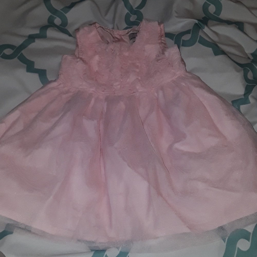 Baby dress light pink size 12 months